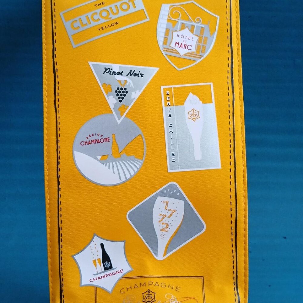 Veuve Clicquot Champagne Insulated Cooler Bag Orange Ice Jacket with Handles